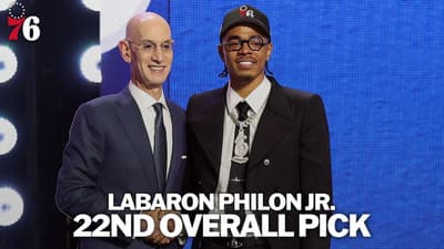Labaron Philon Jr. Selected 22nd Overall by the Philadelphia 76ers | 2026 NBA Draft