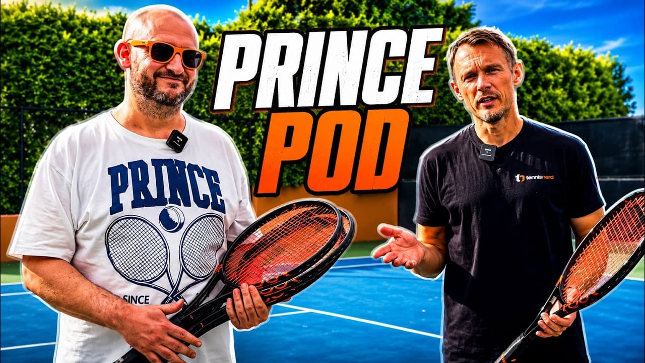 Podcast with Tim Puttock, R&D Director, Prince. New Prince Tours, misleading racquet specs, etc.