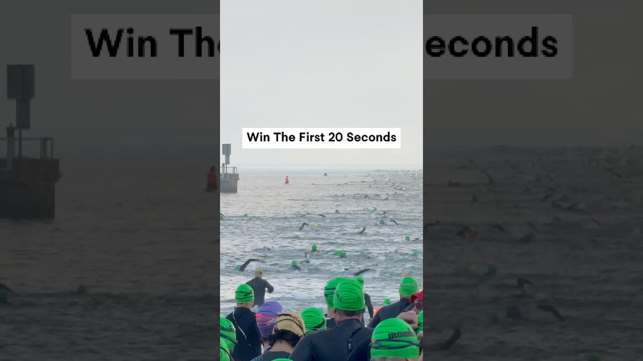 Get this swim start right and you can save free seconds before you even start swimming.