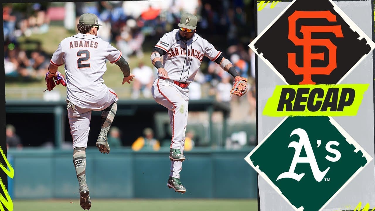 Giants vs. A's Game Highlights (5/17/26) | MLB Highlights