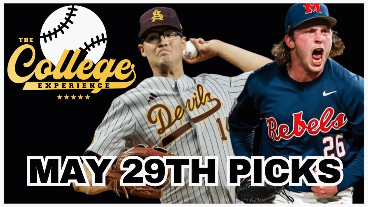 College Baseball Picks May 29th - NCAA Baseball Tournament Predictions