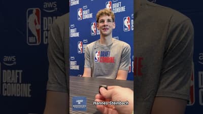 Hannes Steinbach's Dirk Nowitzki Connection & 2026 NBA Combine Interviews Compilation