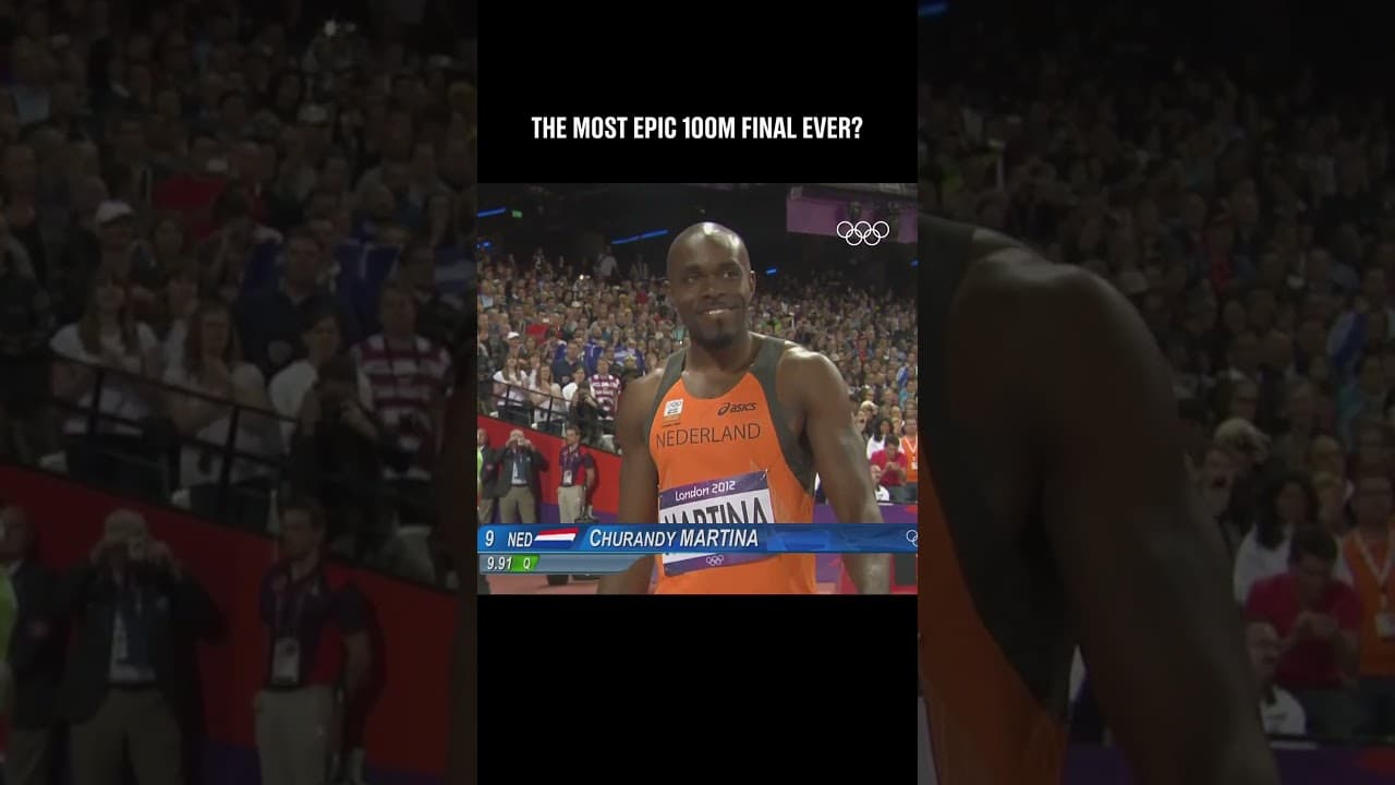 A lineup for the ages. 🔥 The men's 100m final at #London2012 was one for the history books. ⚡️