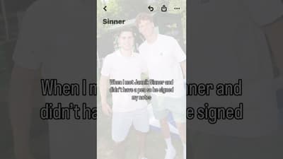 I Met Jannik Sinner 🤯