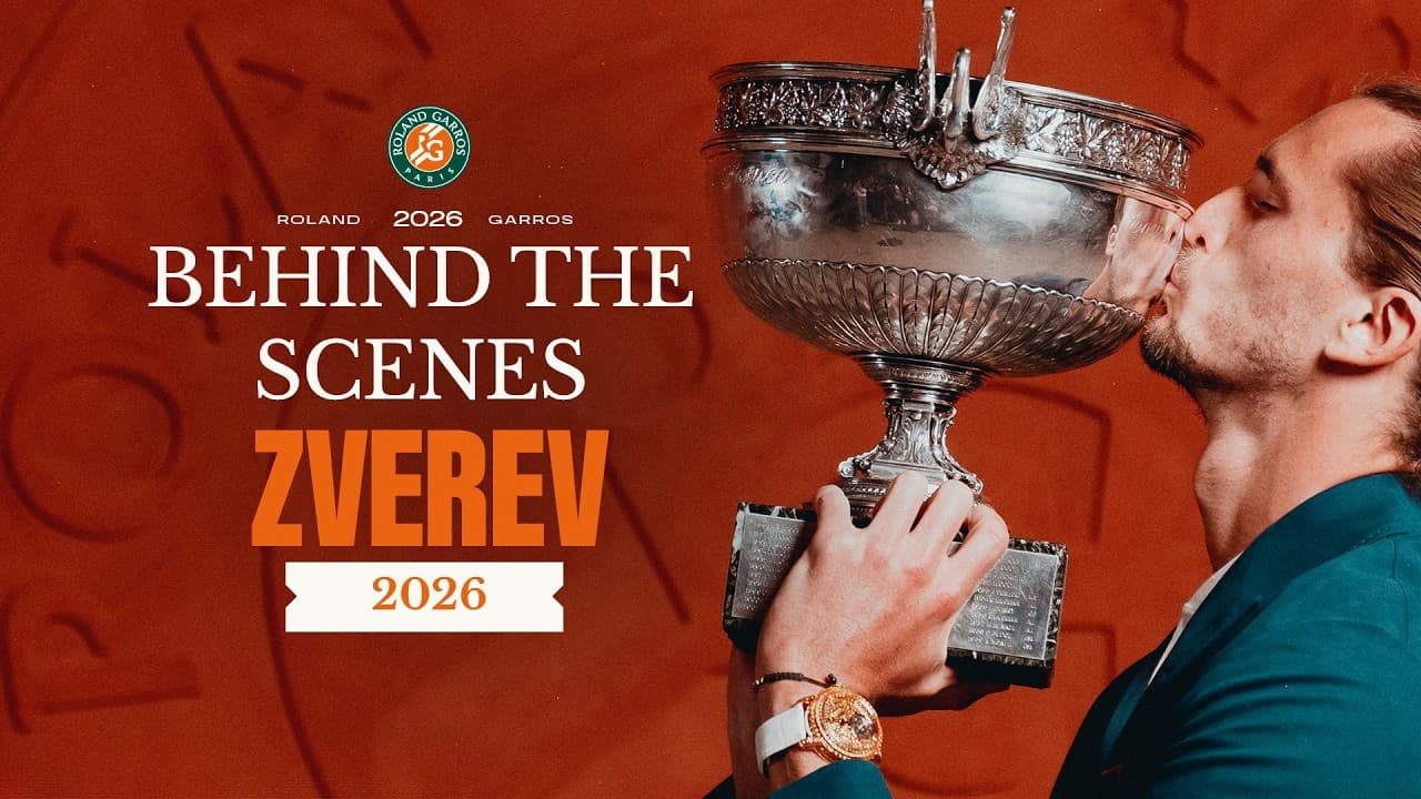 Alexander Zverev's title : Behind the Scenes | Roland-Garros 2026
