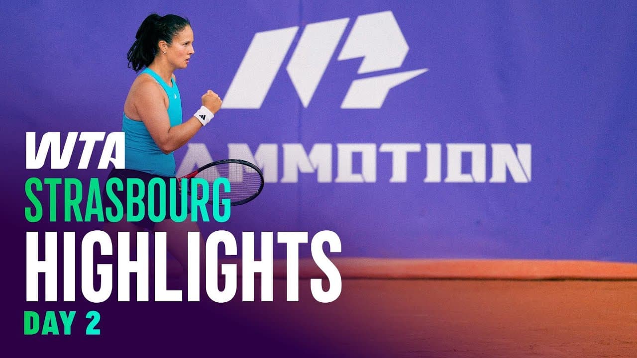 Day 2 in Strasbourg featuring Kasatkina, Oliynykova, Bouzkova & more! | WTA Match Highlights
