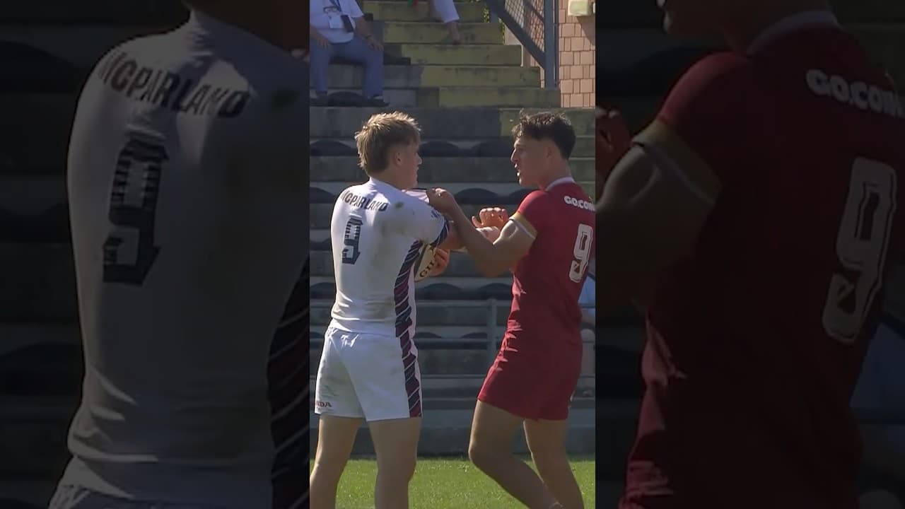 Archie McParland and Noah Caluori tearing up for England U20 Men 🔥 #EnglandRugby #Rugby