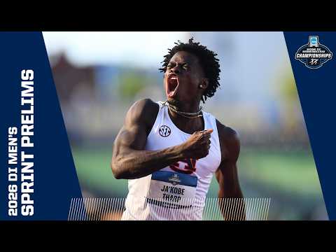 Every men's sprint prelim from the 2026 DI outdoor track and field championships