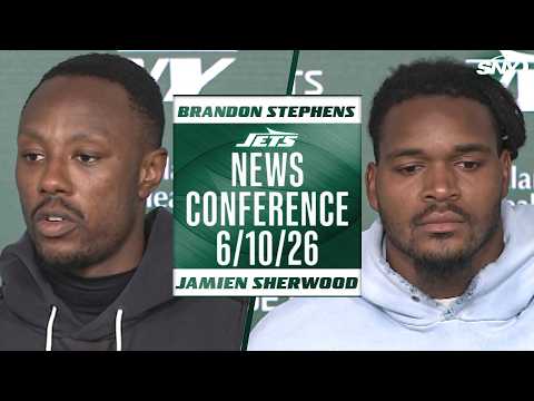 Brandon Stephens, Jamien Sherwood talk Jets' defensive scheme preparations in offseason program