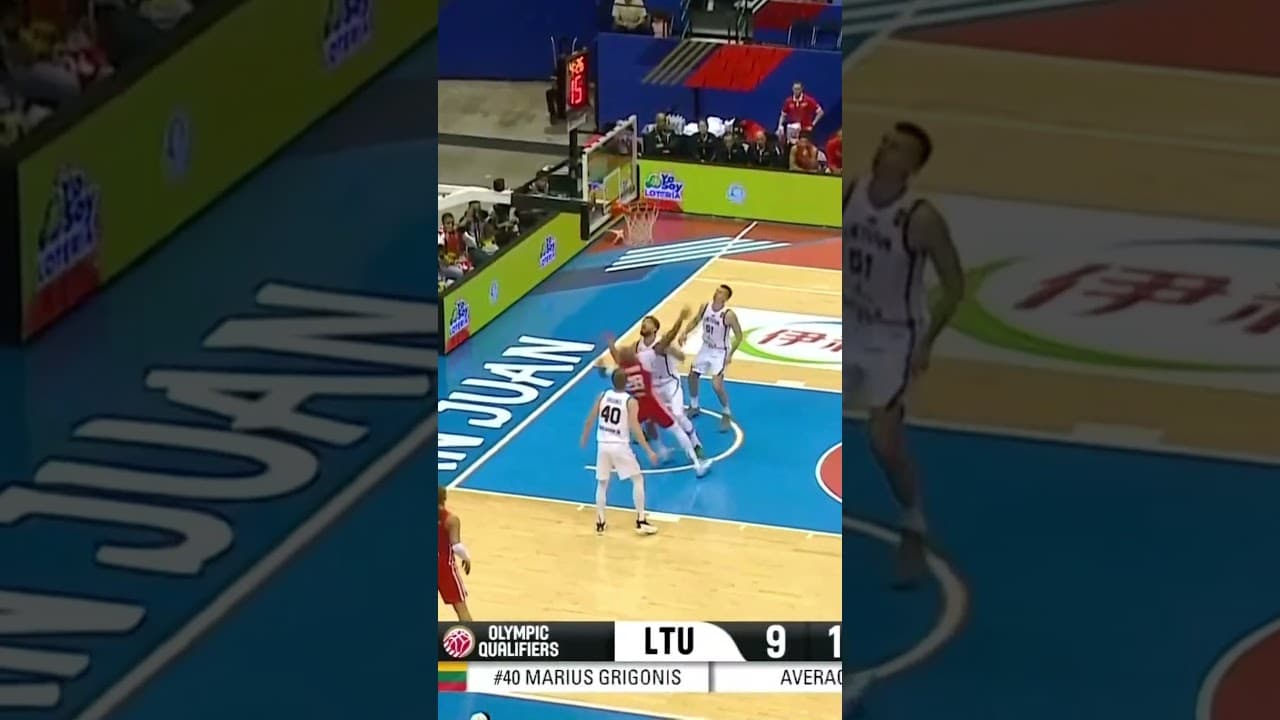 🇱🇹 Sabonis and Romero 🇵🇷 going at it 🍿 #FIBAOQT