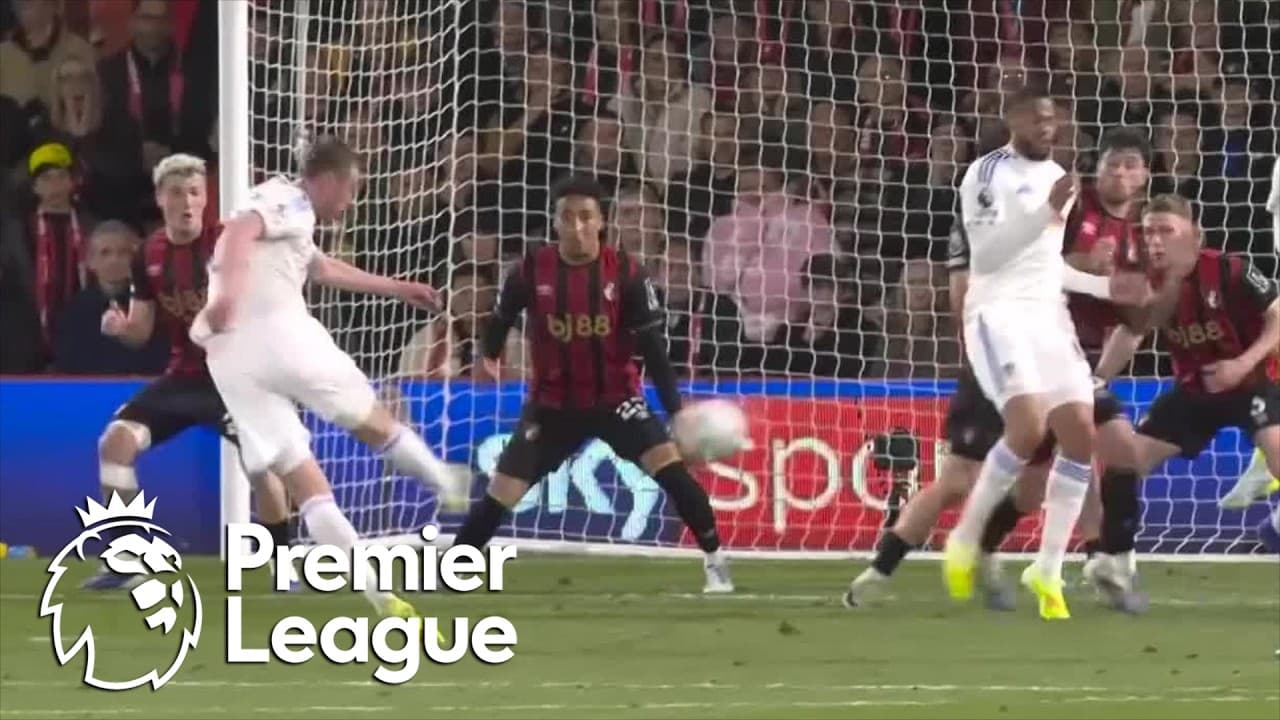 Sean Longstaff fires Leeds level at 2-2 in 97TH MINUTE v. Bournemouth | Premier League | NBC Sports