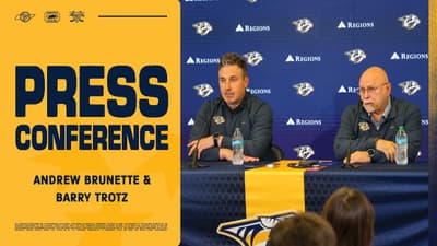 Barry Trotz and Andrew Brunette End of Season Press Conference