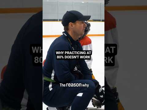 WHY PRACTICING AT 80% DOESN'T WORK #hockeycoaching #hockeytraining