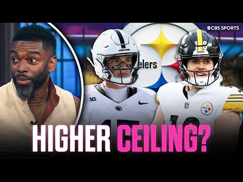 Which Steelers' QB has a higher ceiling in the NFL: Drew Allar or Will Howard? 🤔 | 2026 NFL Draft