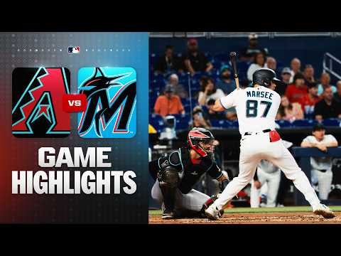 D-backs vs. Marlins Game Highlights (6/11/26) | MLB Highlights