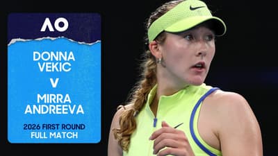 Donna Vekic v Mirra Andreeva Full Match | Australian Open 2026 First Round