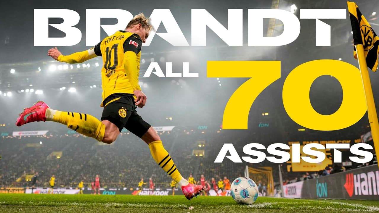😮‍💨 ALL 70 Assists by Julian Brandt in a BVB shirt 🔥