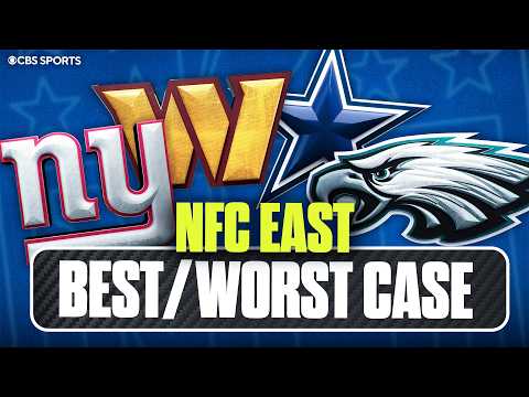 Predicting the best & worst case record scenarios for EVERY NFC East team ✅