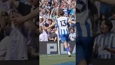 Brighton's fastest Premier League goal! ⏱️  #brightonandhovealbion #jackhinshelwood #fastgoal