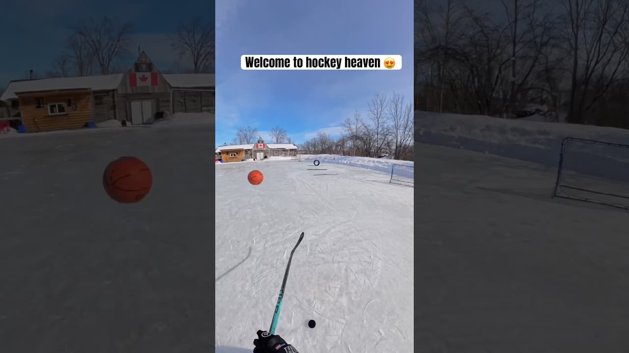 Hockey Heaven at River Oaks Skating Trail #hockey #basketball #pavelbarber