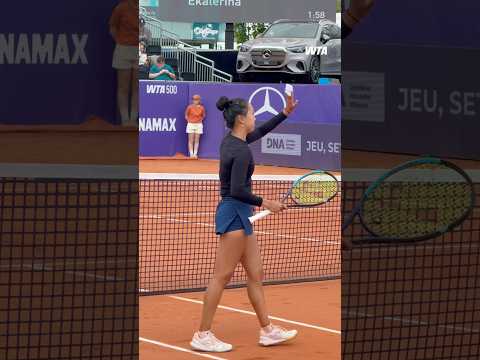 Quarterfinal secured ✅ Ann Li comes from a set down against Alexandrova to win 4-6, 6-4, 6-3 #IS26