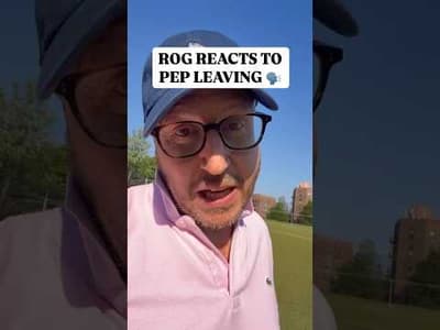 ROG REACTS TO PEP GUARDIOLA LEAVING MAN CITY