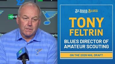 Tony Feltrin recaps Blues 2026 draft