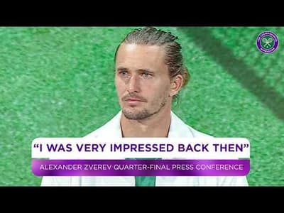 Alexander Zverev looks ahead to Arthur Fery | Quarter-Finals Press Conference | Wimbledon 2026