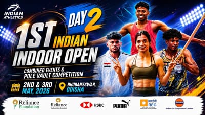 1st INDIAN INDOOR OPEN COMBINED EVENTS & POLE VAULT COMPETITION DAY - 2