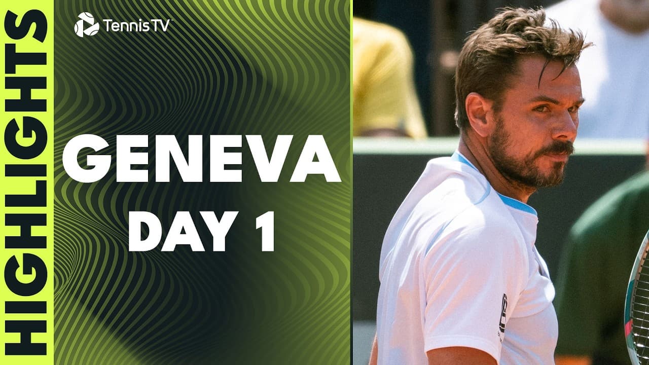 Wawrinka Takes On Brancaccio; Tsitsipas, Butvilas, Rinderknech & More | Geneva 2026 Day 1 Highlights