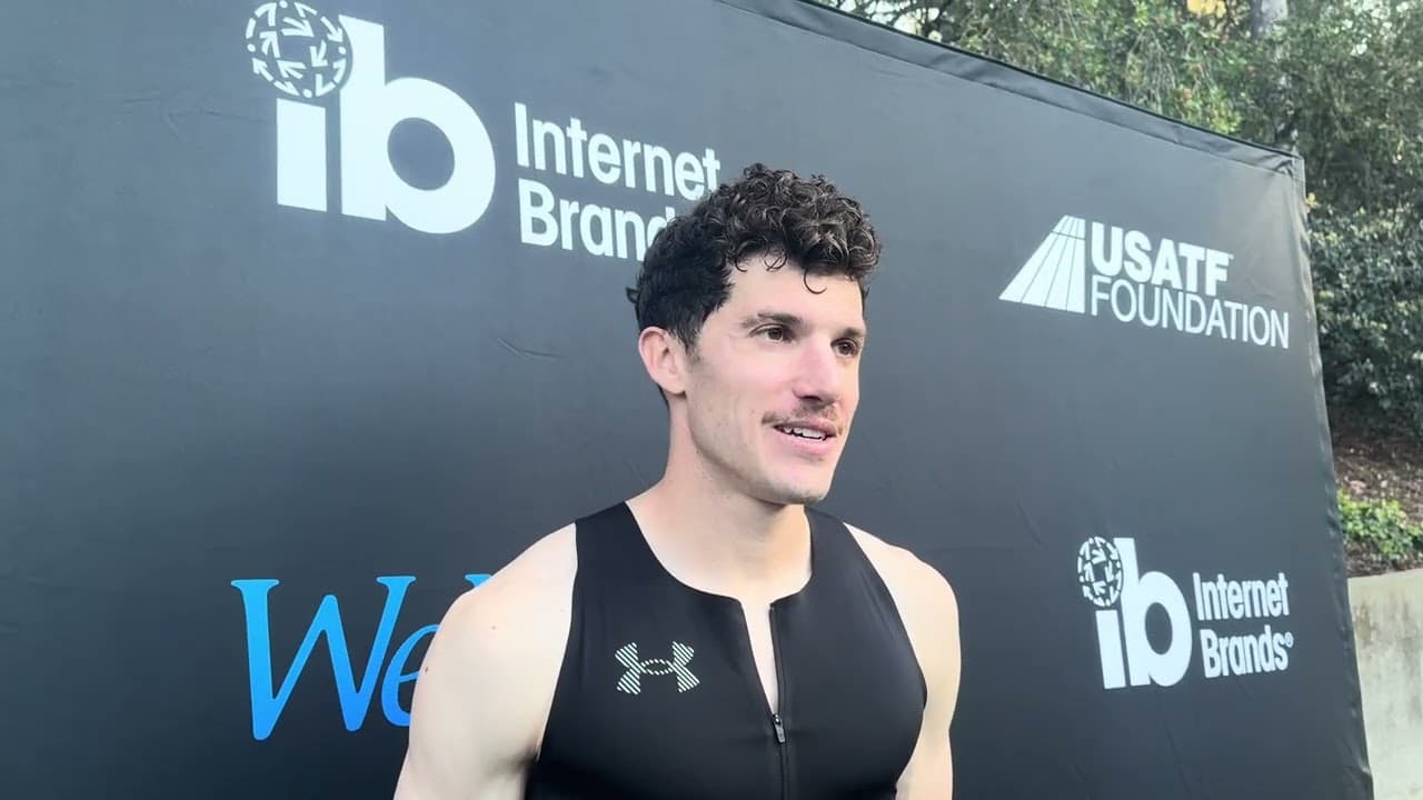 Vincent Ciattei wins Sound Running LA Track Fest 1500m