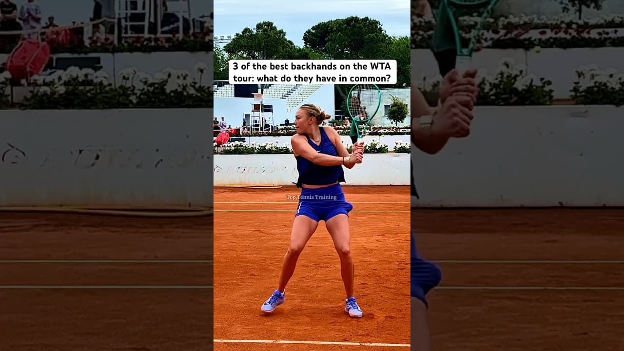 What do these great backhands all have in common?