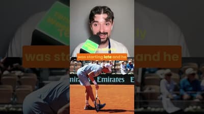 Did Sinner get special treatment for cramp at Roland-Garros? #janniksinner #rolandgarros #mensik