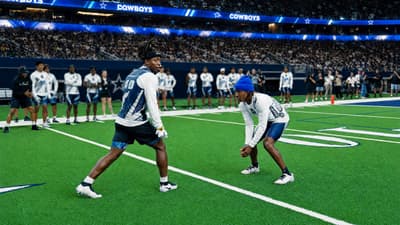 D1 Recruits Took Over an NFL Stadium to Run 1on1's! (Dallas Nike Opening)