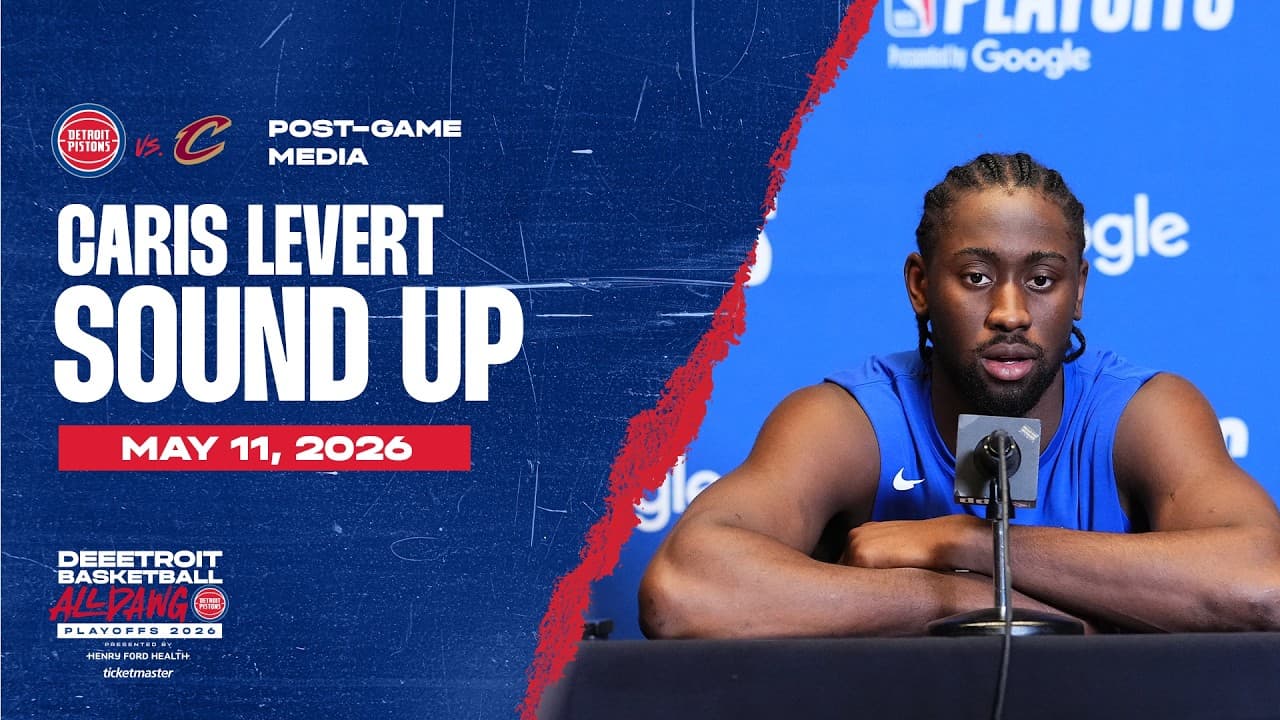 Round 2 Game 4: Post-Game Press Conference: Caris LeVert | Pistons vs. Cavs | 05.11.26