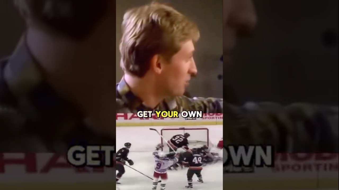 Wayne Gretzky was truly one of a kind 😂 #NYR #nyrangers #newyorkrangers #shorts