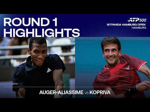 Felix Auger-Aliassime vs Vit Kopriva Highlights | Hamburg 2026 Round 1