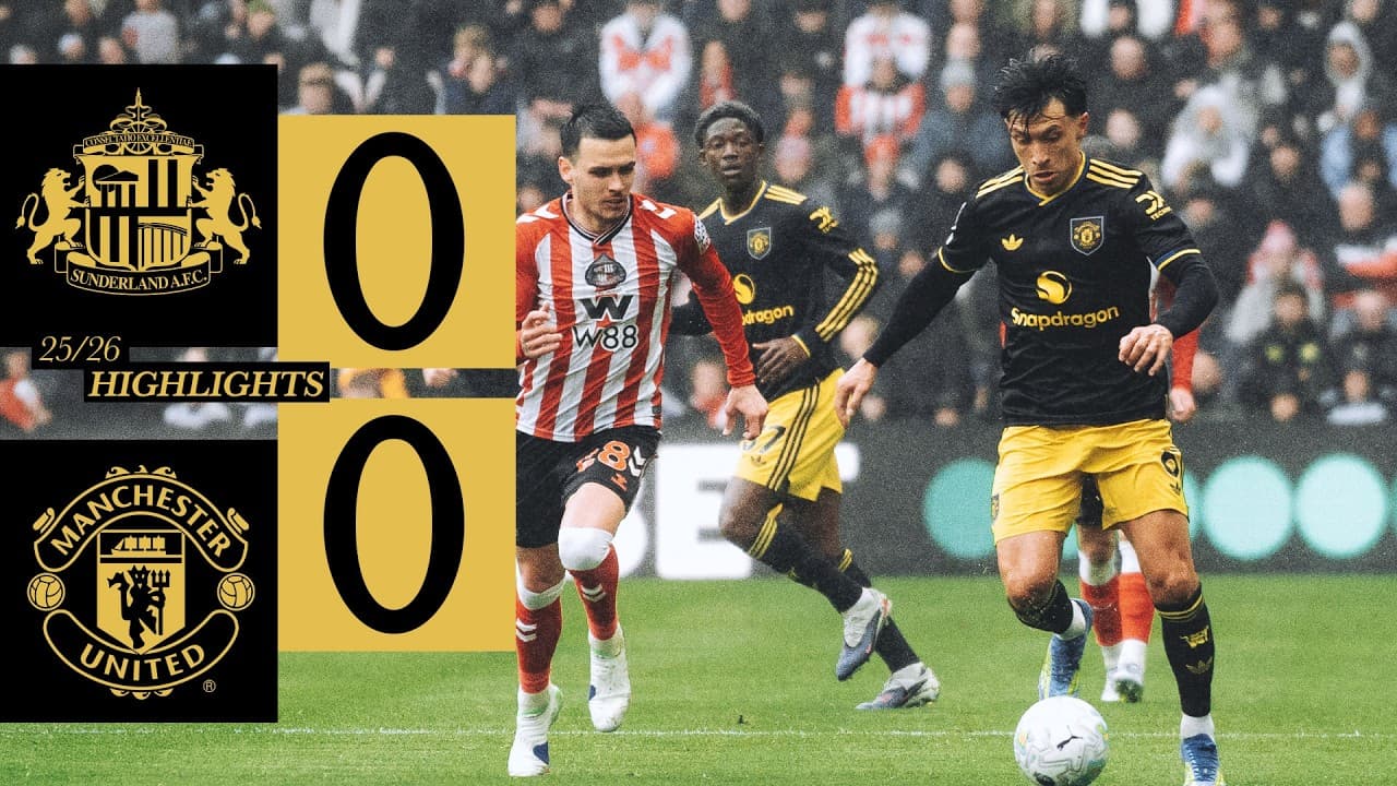 It Ends Level | Sunderland v Man Utd | Match Recap