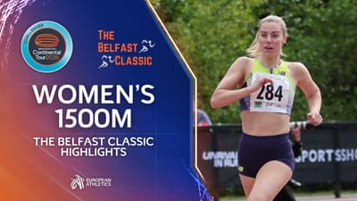Melissa Courtney-Bryant On Top At Belfast Classic | Women's 1500m Replay