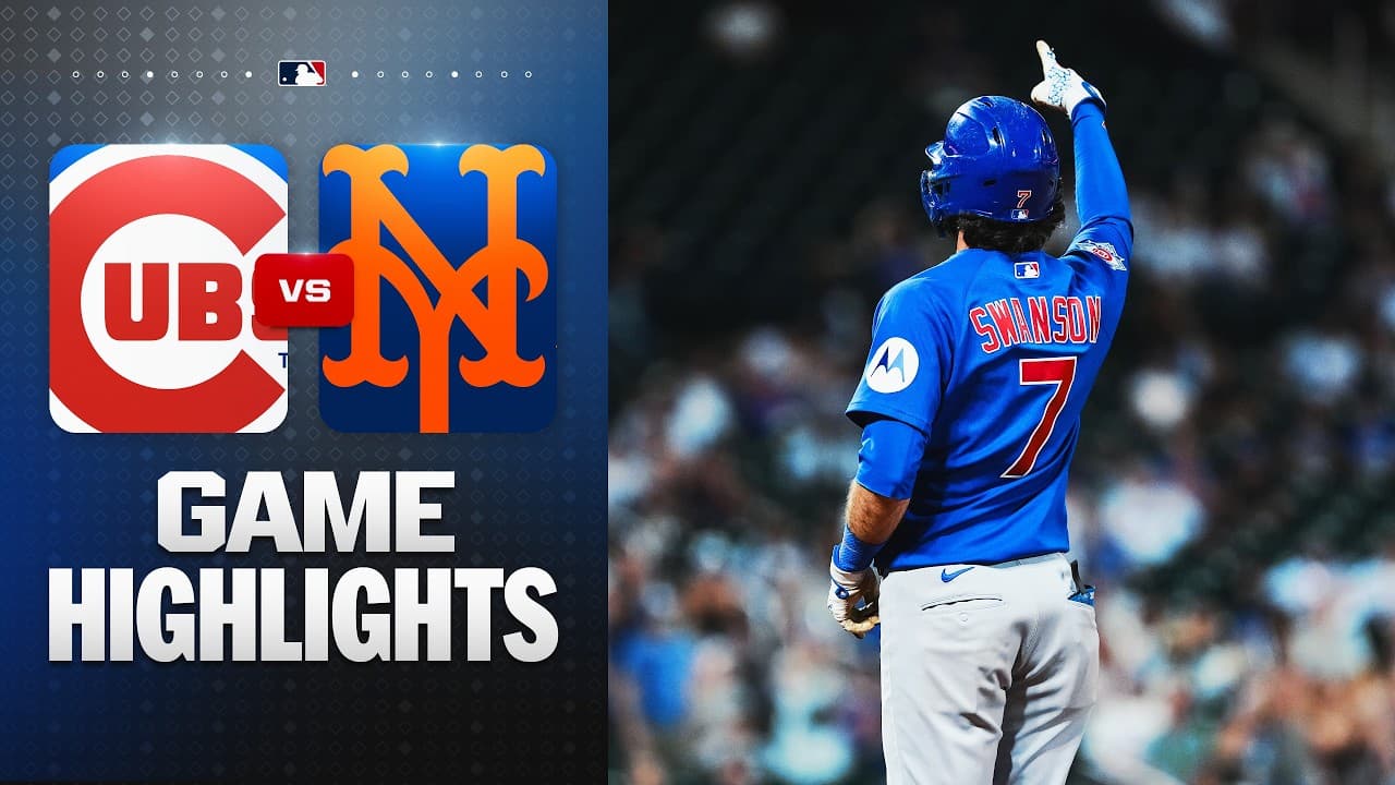 Cubs vs. Mets Gm 2 Full Game Highlights (6/24/26) | MLB Highlights