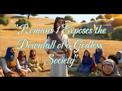 "Romans 1 Exposes the Downfall of a Godless Society"