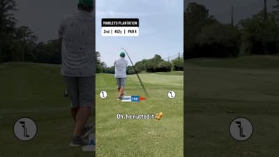 Boys will be boys. Especially on the golf course 😳 #shorts