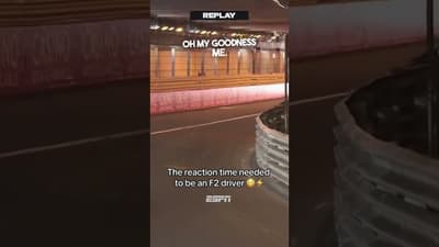 This reaction time At the 2024 Formula 2 Monaco Grand Prix π³