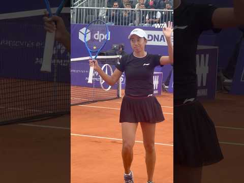 Into the quarterfinals! Zhang Shuai defeats Parry to progress in Strasbourg 👏 #IS26