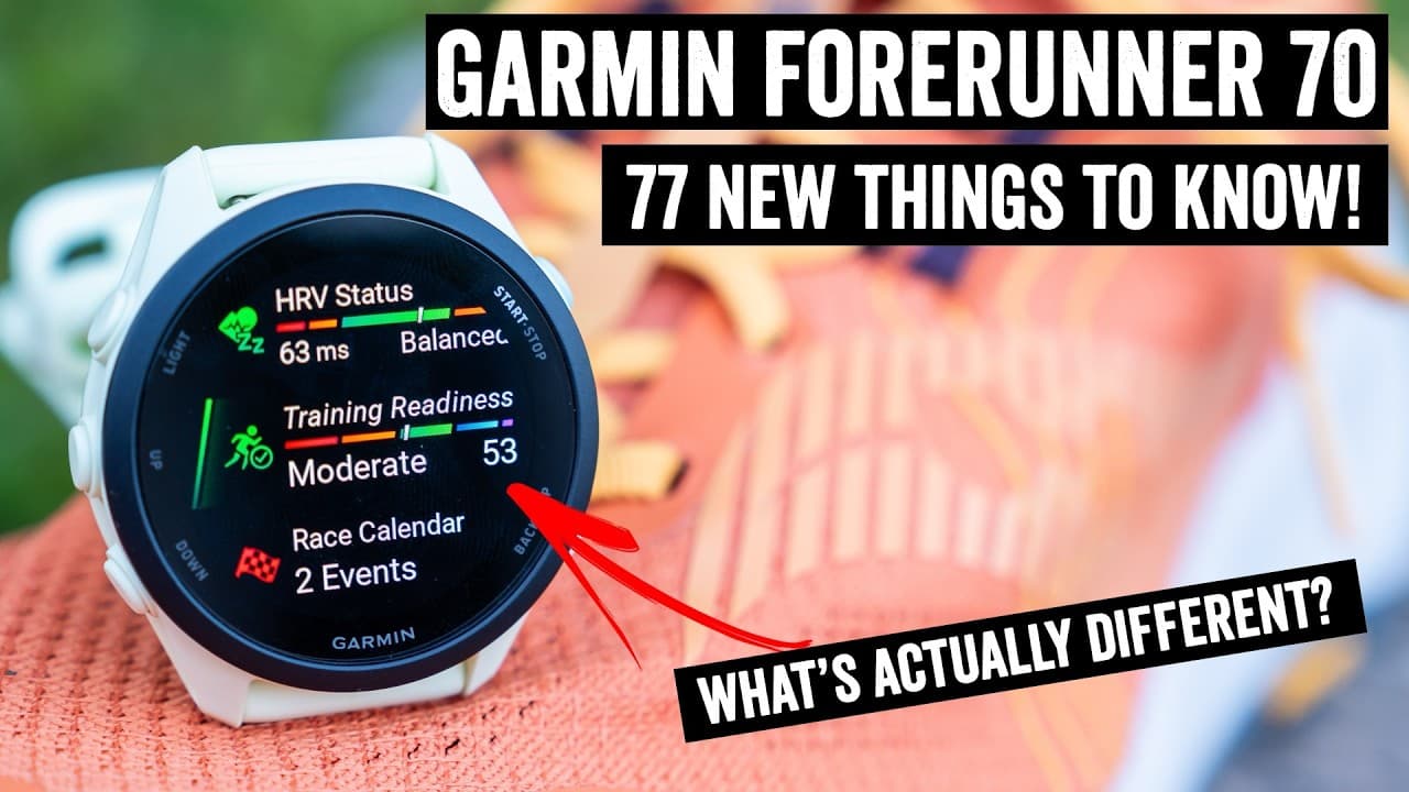Garmin Forerunner 70: Here's 77 New Things To Know!