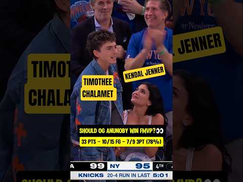 OG had Knicks celebs GOING INSANE😨