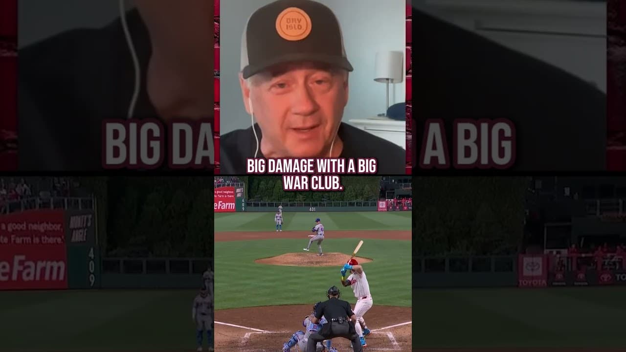 Bryce Harper's outstanding weekend all started with a pregame decision he rarely makes...