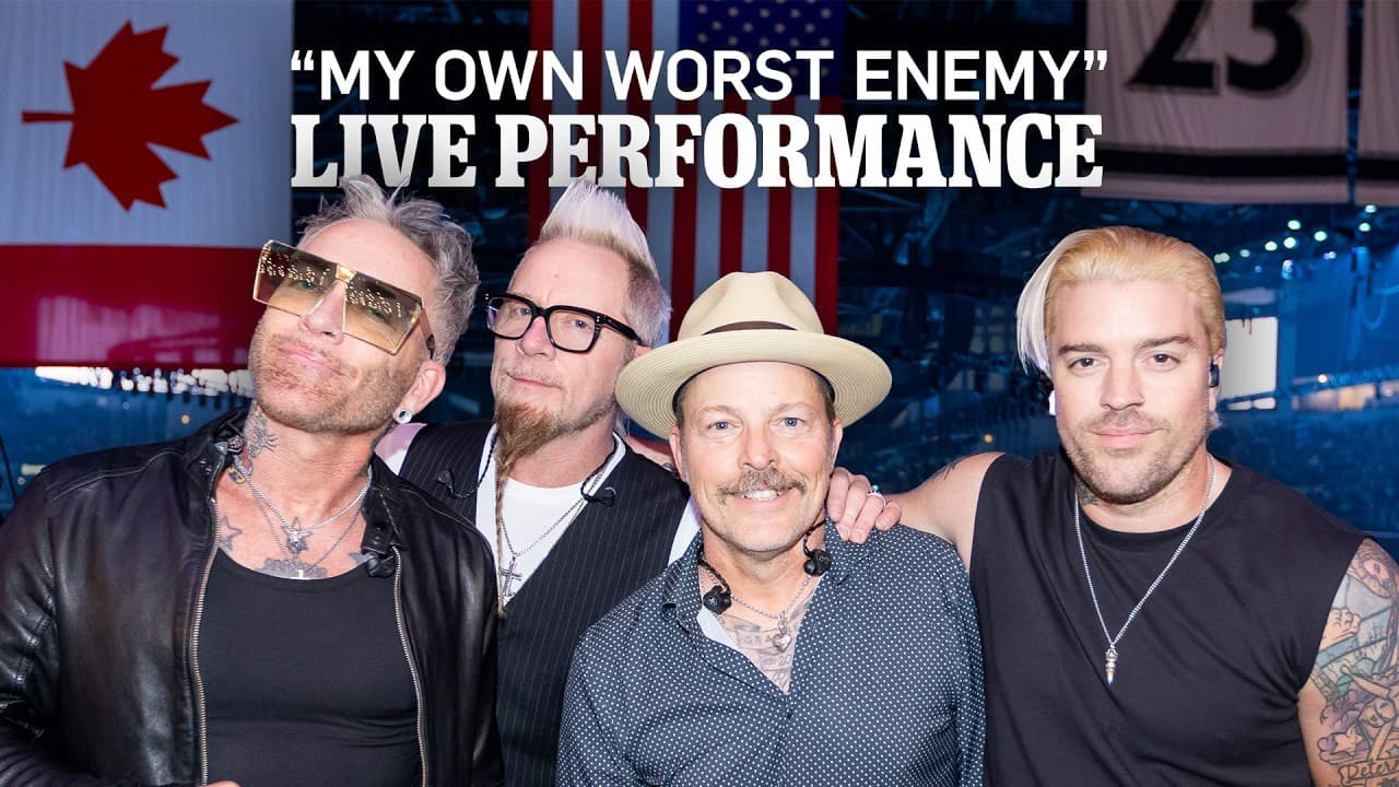 This Early 2000s Band Performed HIT SONG at NHL Playoff Game 👀 | My Own Worst Enemy Live Performance
