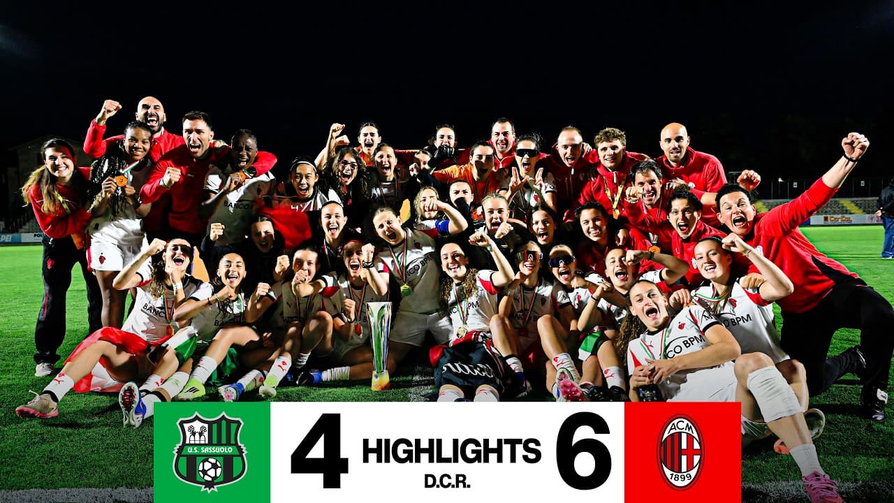 Rossonere campionesse d'Italia | Sassuolo-Milan 2-2 (4-6 d.c.r.) | Highlights Primavera 1 Femminile