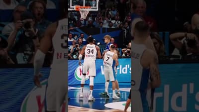 Slim Jesus in beast mode ๐ณ #EuroBasket
